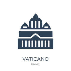 Obraz premium vaticano icon vector on white background, vaticano trendy filled icons from Travel collection, vaticano vector illustration