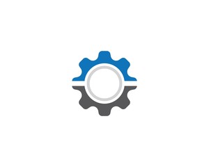 Gear machinery logo icon