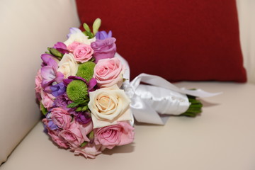 Bridal bouquet :roses 
