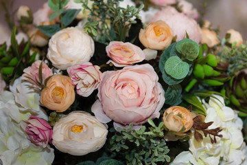 Vintage floral wedding bouquet