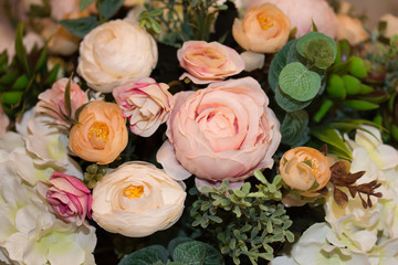 Vintage floral wedding bouquet
