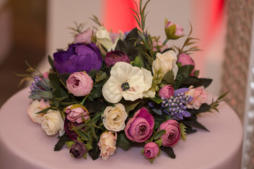 Vintage floral wedding bouquet