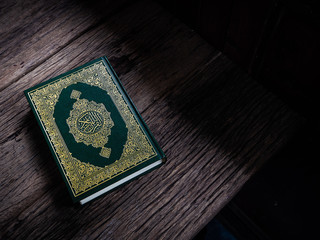 Koran - holy book of Muslims ( public item of all muslims )  , still life