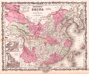 1862, Johnson Map of China