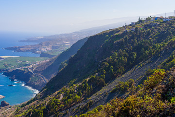 Stunning coast near the town of Garachico.  Tenerife. Canary Islands..Spain