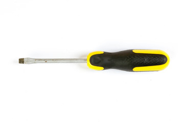 Rustic old used tools hammer wrench screwdriver nose plyers