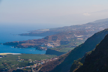 Fototapeta na wymiar Stunning coast near the town of Garachico. Tenerife. Canary Islands..Spain
