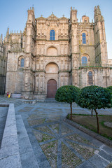 Plasencia old and new Cathedral, a representation of Gothic and Roman styles, going back to the medieval era inside west Spain an amazing view to our culture history. An awe medieval religious town
