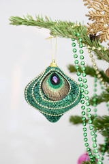 Christmas toys on the tree