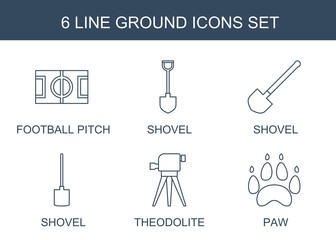 6 ground icons