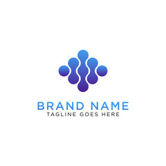 Creative Technology Concept Logo Design Template