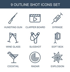 9 shot icons