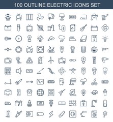 100 electric icons
