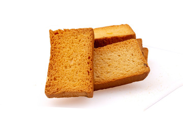 isloalate rusk with plate