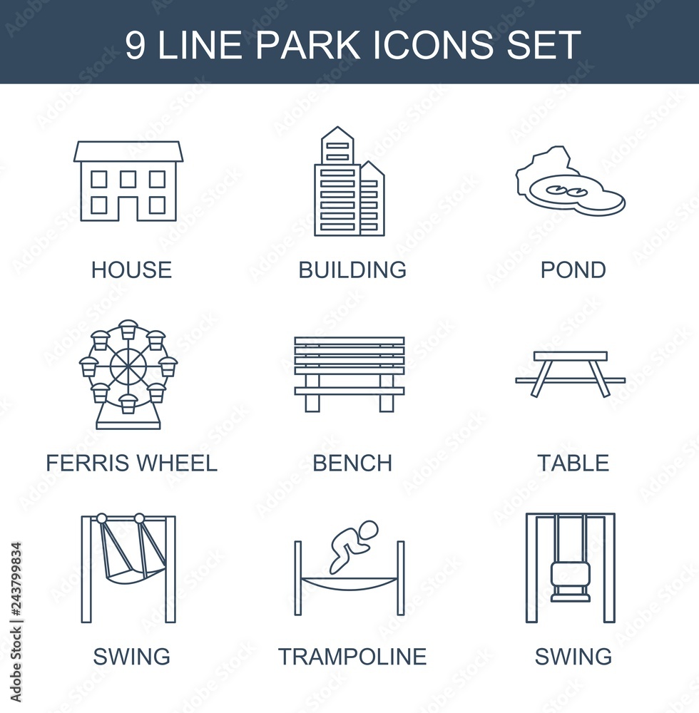 Sticker park icons