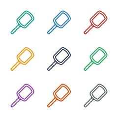 mirror icon white background