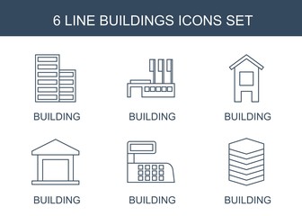 buildings icons