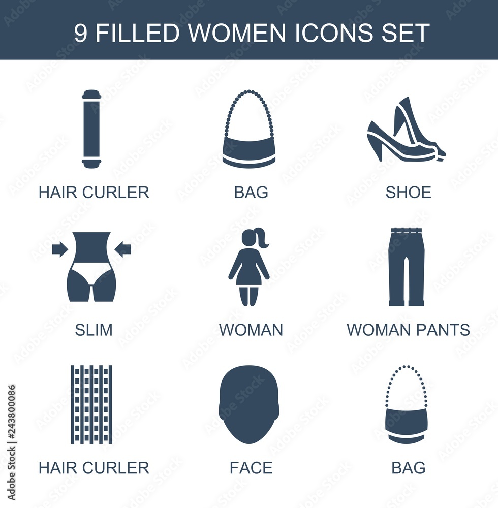 Sticker 9 women icons