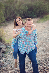 Happy Couple in nature