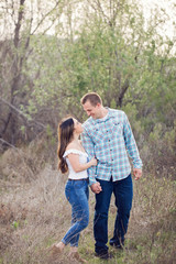 Fototapeta premium Happy Couple in nature