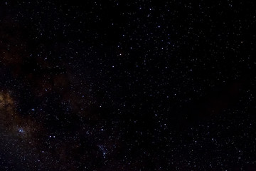 Stars and galaxy outer space sky night universe black starry background of starfield
