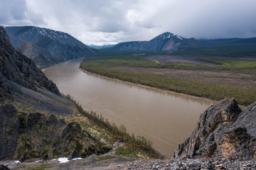 On the Indigirka river is located the north pole of the cold - the village of Oimyakon and the...