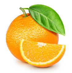 Orange fruits isolated