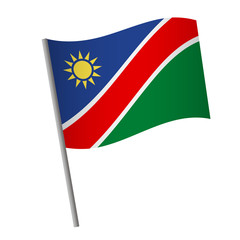 Namibia flag icon.
