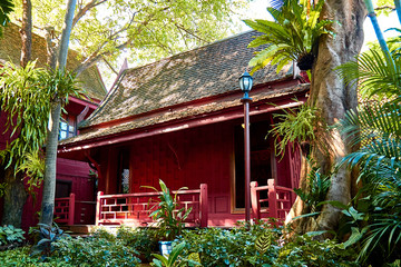 The Jim Thompson House is a museum in Bangkok, Thailand, Nov 27th, 2011