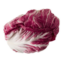 Obraz premium Radicchio, red salad isolated on white background