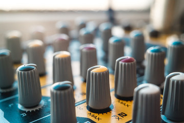 Photo of the analog mixer