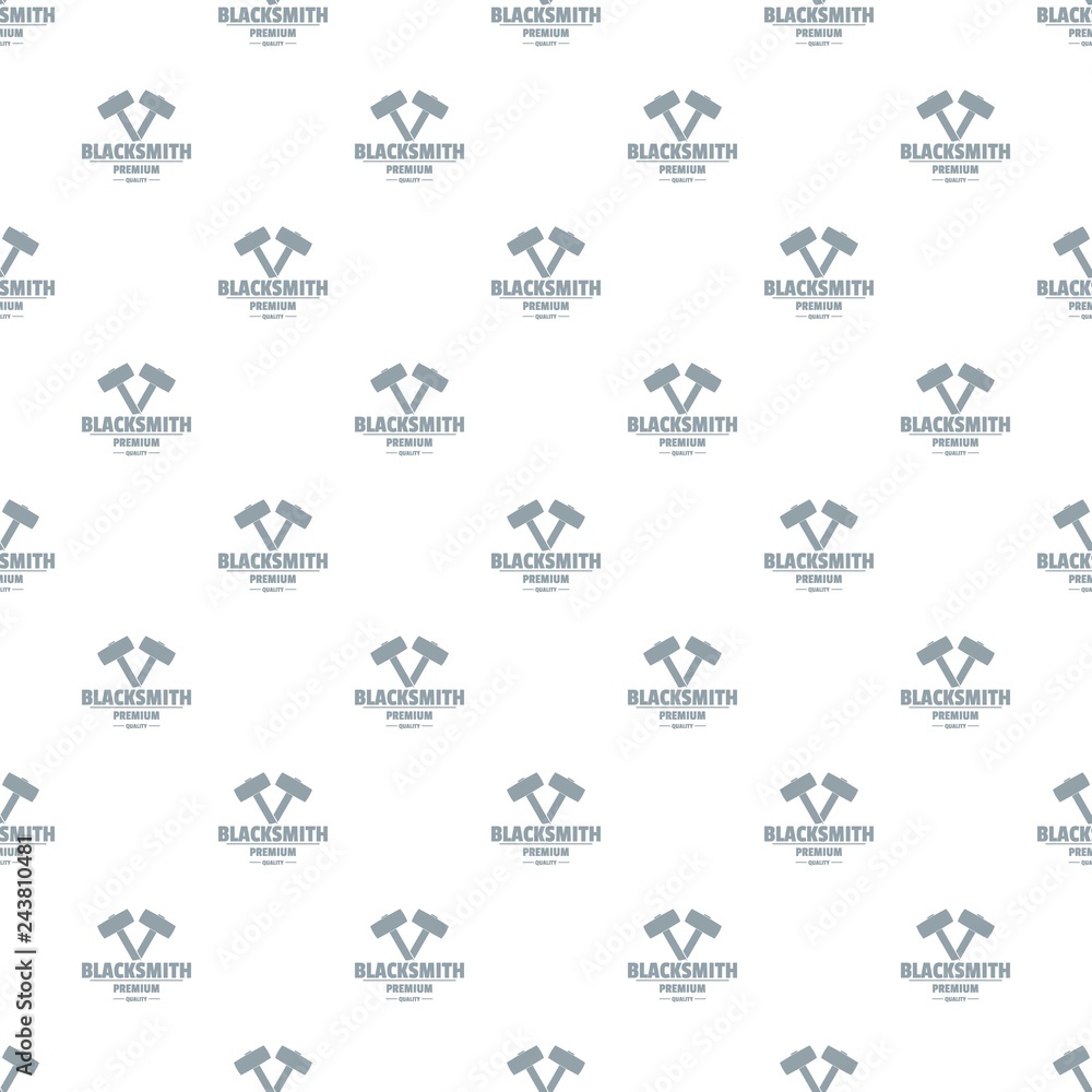 Poster premium blacksmith pattern vector seamless repeat for any web design