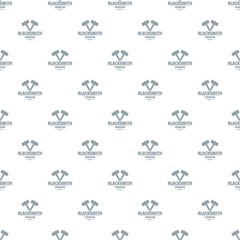 Premium blacksmith pattern vector seamless repeat for any web design