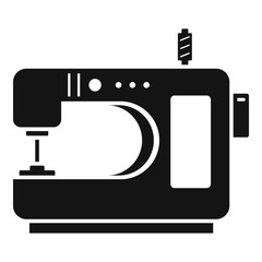 Home sew machine icon. Simple illustration of home sew machine vector icon for web design isolated on white background