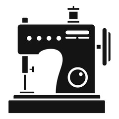 Small sew machine icon. Simple illustration of small sew machine vector icon for web design isolated on white background