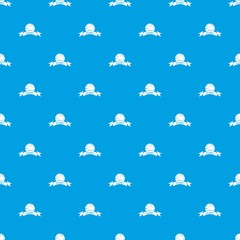 Obraz premium Planet astronomy pattern vector seamless blue repeat for any use