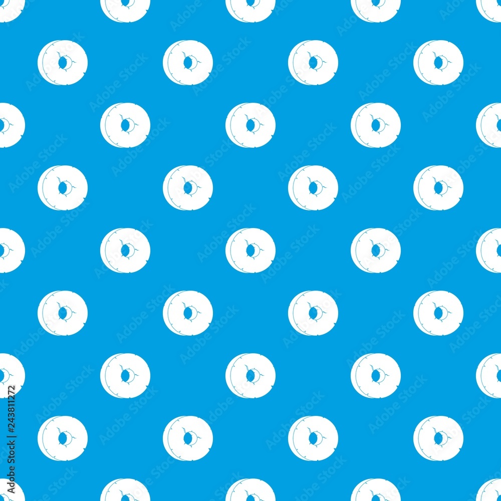 Poster primitive tool pattern vector seamless blue repeat for any use