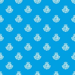 Mars mission l pattern vector seamless blue repeat for any use