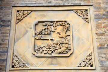 Ancient Chinese architecture, close-up