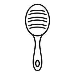 Maracas toy icon. Outline maracas toy vector icon for web design isolated on white background