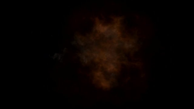 Laser, fire, explosion. Title background