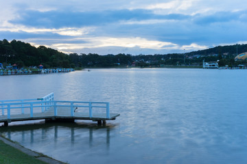 pier at the lake