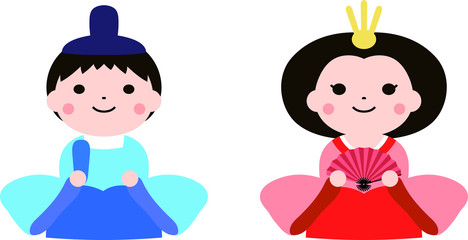 Japanese Hina dolls