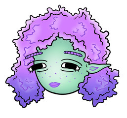 illustration of a face