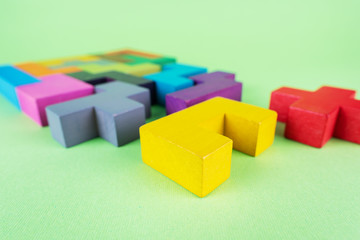 Obraz premium The concept of logical thinking.