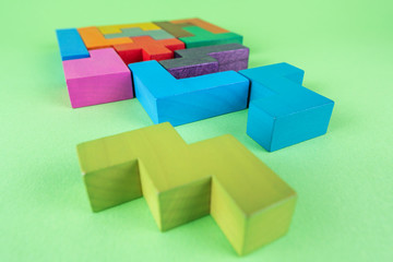 Fototapeta premium The concept of logical thinking.