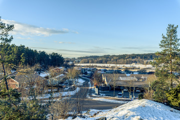 Landscape in winter