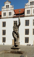 Torgau, Schlossportal und Innenhof