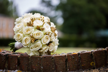 Yellow rose boquet for wedding