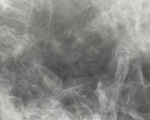 dense smoke on black background